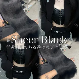 カラー ヘアアレンジ 🖤艶髪／髪質改善 横浜美容室／ゆりのヘアスタイル