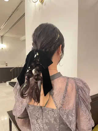 ヘアアレンジ VISAGE ba.sk 金子詩帆のヘアスタイル