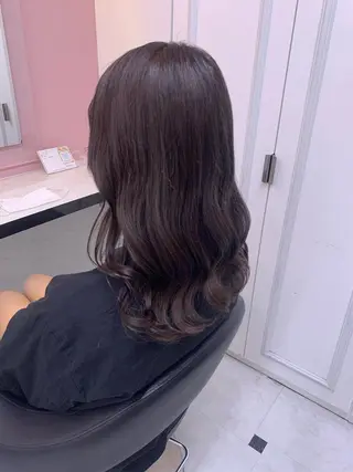 ミディアム カラー ヘアアレンジ 💕上野美容師☁ ブリーチ💖サワのヘアスタイル