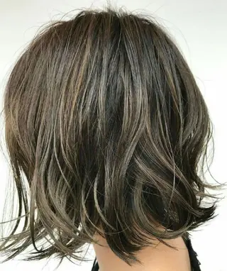 カラー ミディアム パーマ 畑中秀平💛艶髪💜 Babylon 代表のヘアスタイル
