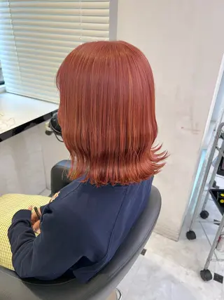 ミディアム カラー ヘアアレンジ 💕上野美容師☁ ブリーチ💖サワのヘアスタイル