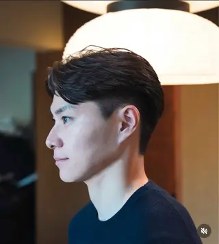 パーマ メンズ メンズショート タチカワユウキのヘアスタイル