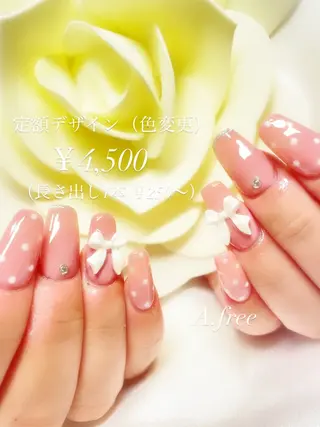 ネイル A.free✧*｡ アレルギー対応✧*｡のネイルデザイン
