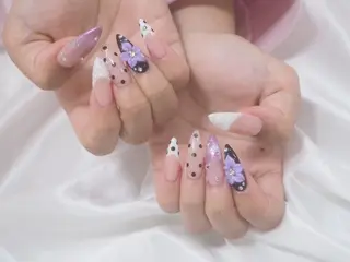セミロング 中道 彩花のネイルデザイン