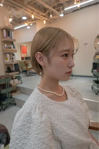 ショート ボブ/店長 前川友哉/柏駅3分のヘアスタイル