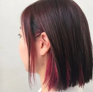 ミディアム 松浦 圭希のヘアスタイル