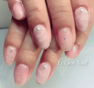 ネイル モチの良さ◉ フィルインネイル♡のネイルデザイン