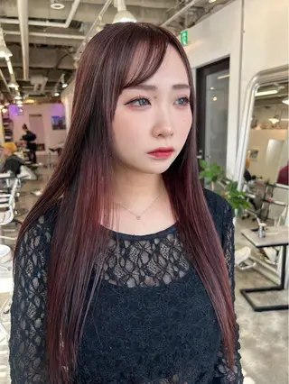 ロング カラー 瑠莉🪩 薬院/天神南/今泉のヘアスタイル