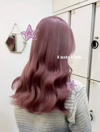 ロング ハイトーン|艶カラー | YURIのヘアスタイル