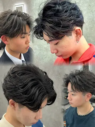 カラー パーマ メンズ 札幌メンズ指名 No. 1/光👑のヘアスタイル