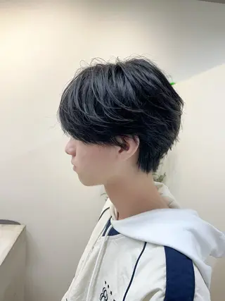 ショート メンズ メンズ レイヤー ウルフ 弓木啓輔のヘアスタイル