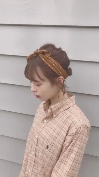 ヘアアレンジ mopa りこのヘアスタイル