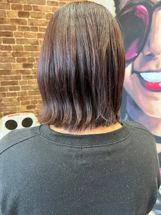 ミディアム カラー パーマ ヘアアレンジ メンズ キッズ ネイル マツエク・マツパ アイブロウ 久木原 ゆりのヘアスタイル
