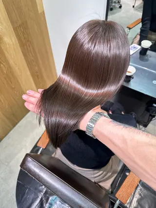 セミロング 縮毛矯正🌝髪質改善 🌝一条龍輝のヘアスタイル