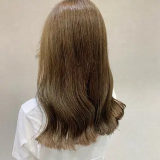 セミロング ナチュラル／透明感 💎maoのヘアスタイル