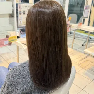 セミロング カラー 透明感カラー×美眉 🎀大西みゆう🎀のヘアスタイル
