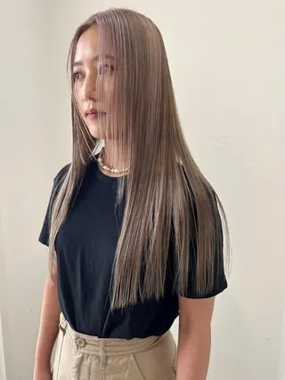 ロング カラー 村上雅人 ナチュラルモードのヘアスタイル