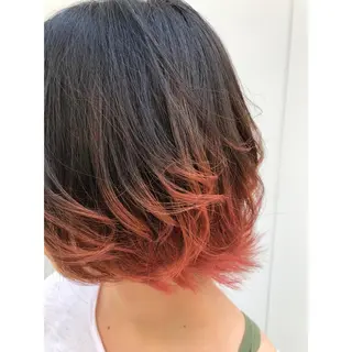 ショート カラー パーソナルカラー診断 できます 木曽 主博のヘアスタイル