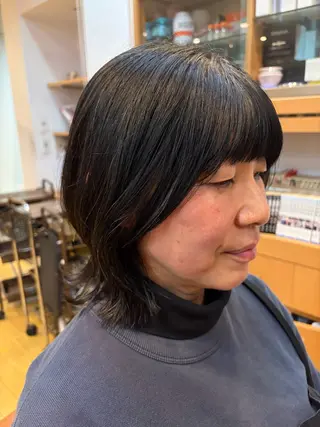 ミディアム igrek田口 響希のヘアスタイル