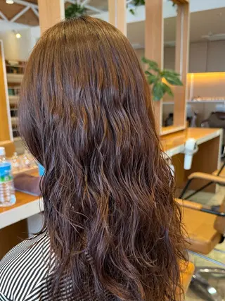 ロング パーマ 波津久 鈴愛のヘアスタイル