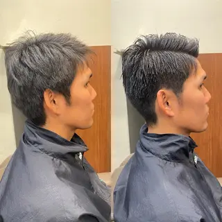 ショート メンズ 💈トレサンパ 💈金山駅✂︎愛実のヘアスタイル