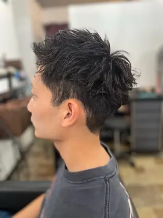 ショート メンズ amphihair 高橋祐也のヘアスタイル