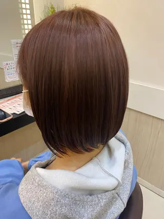 ショート カラー ゆめ ベージュカラーのヘアスタイル