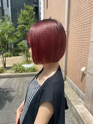 ショート カラー 💝ブリーチ ショート/れい💝のヘアスタイル