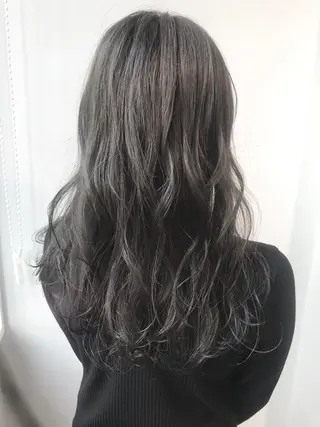 セミロング カラー 透明感カラー/ レイヤー　YUKAのヘアスタイル