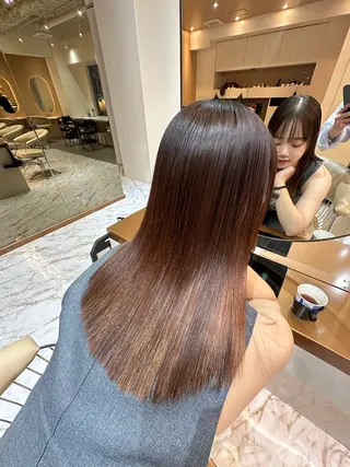 セミロング AYAKA 下北沢suuのヘアスタイル