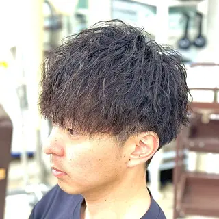 パーマ メンズ 🎩刈り上げ特化🎩 渡邉太耀のヘアスタイル