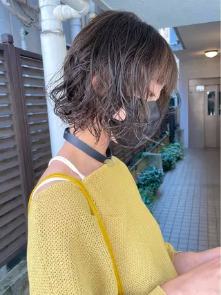 ショート パーマ 髪質改善 縮毛矯正/ レイヤー/銀座/本木のヘアスタイル