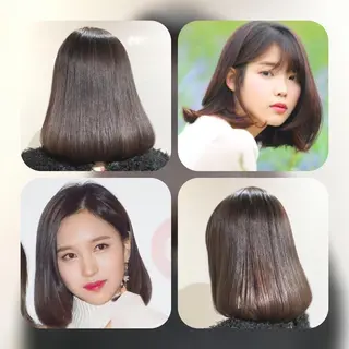 ミディアム カラー ヘアアレンジ 柔らか垢抜けｶﾗｰと ｶｯﾄ🫧ASUKAのヘアスタイル