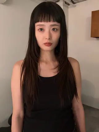 ロング パーマ 村上雅人 ナチュラルモードのヘアスタイル