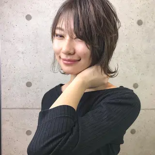ショート カラー パーマ ヘアアレンジ 店長 大方康暉のヘアスタイル