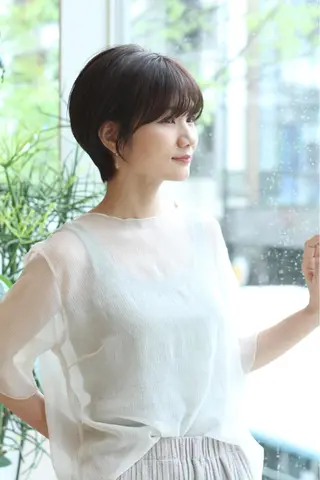 ショート カラー 中尾 文哉のヘアスタイル