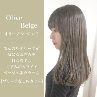 セミロング カラー ヘアアレンジ 【公式】JUICE 原宿店のヘアスタイル