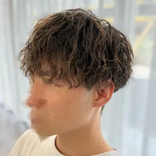 パーマ メンズ 楓🍁毛流れ /無造作のヘアスタイル