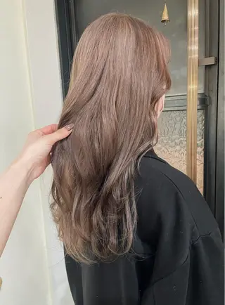 ミディアム カラー sand🎀 Ricoのヘアスタイル