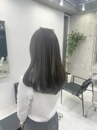セミロング カラー MAI/髪質改善/ 幹細胞トリートメントのヘアスタイル