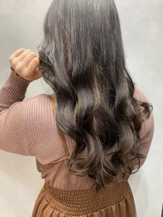 ロング カラー ヘアアレンジ FAAM Tsuneのヘアスタイル