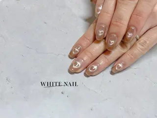 ネイル WHITE NAIL ホワイトネイルのネイルデザイン