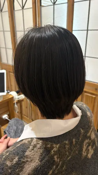 ショート カラー 似合わせ 顔周りYUUGAのヘアスタイル