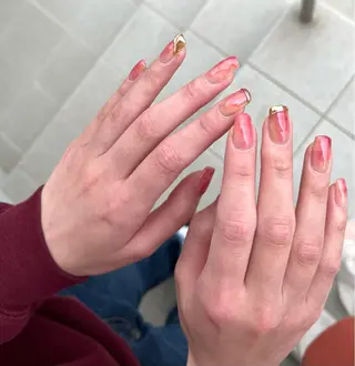 ショート カラー キッズ 2DY NAIL SALONのネイルデザイン