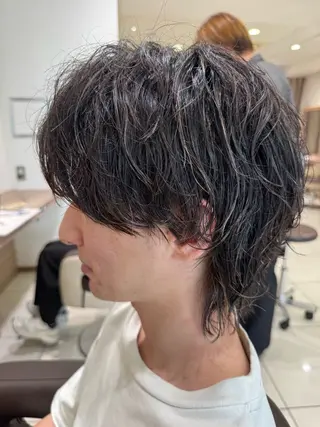 ショート パーマ メンズ メンズパーマ特化/ メッシュ/薫/店長のヘアスタイル
