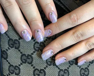 ネイル パラあり！フィルイン 美フォルムのネイルデザイン