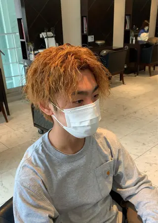 カラー パーマ メンズ メンズ専門 井藤 雅也のヘアスタイル