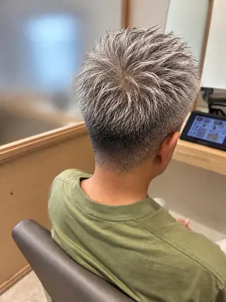 ショート メンズ 久木原 ゆりのヘアスタイル