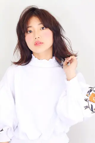 ミディアム 中野 恵脩のヘアスタイル
