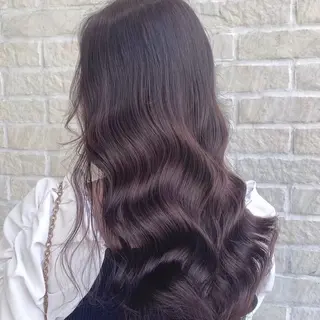 ロング カラー 縮毛矯正/ワンカラー モデル募集🫧田村のヘアスタイル